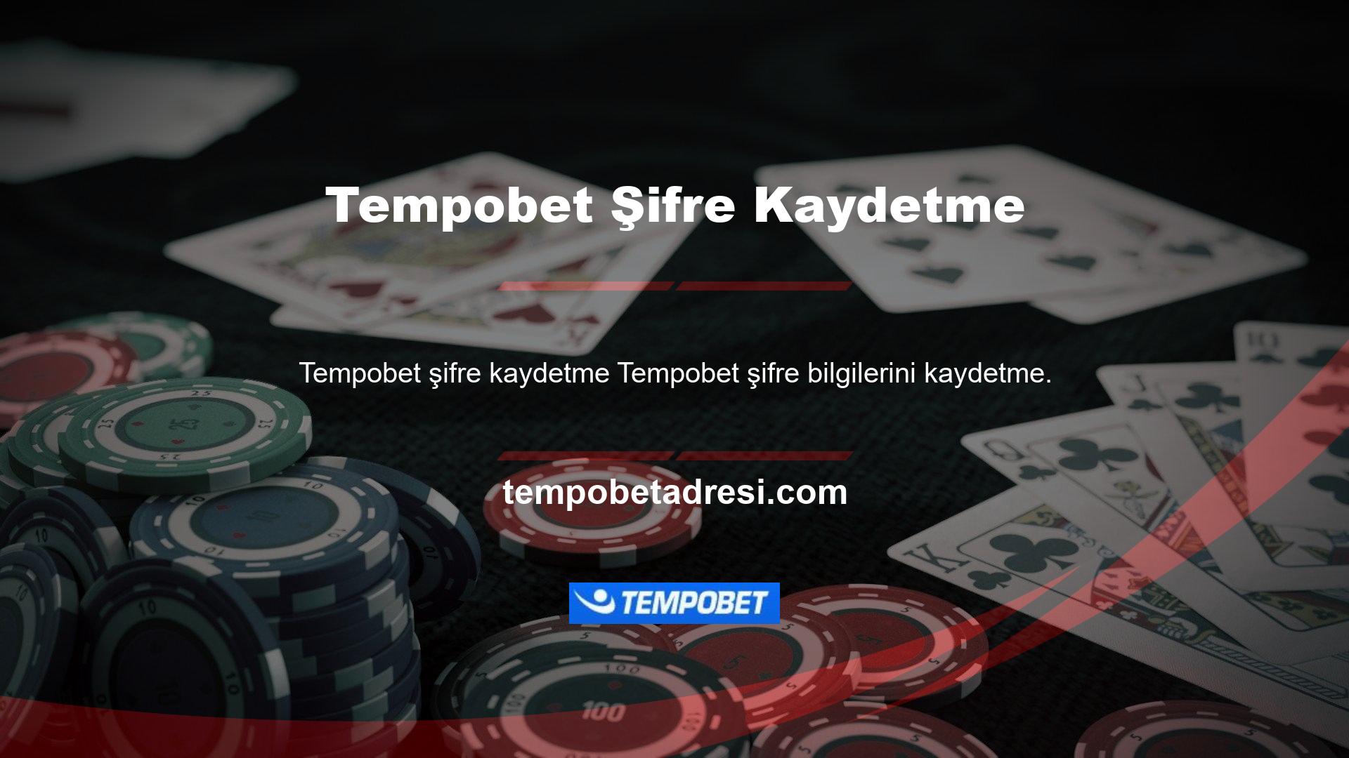 Tempobet giriş sitesini kontrol ettiğimizde, casino meraklılarına güvenilir bir şirkette oyun oynadıklarını söyledik